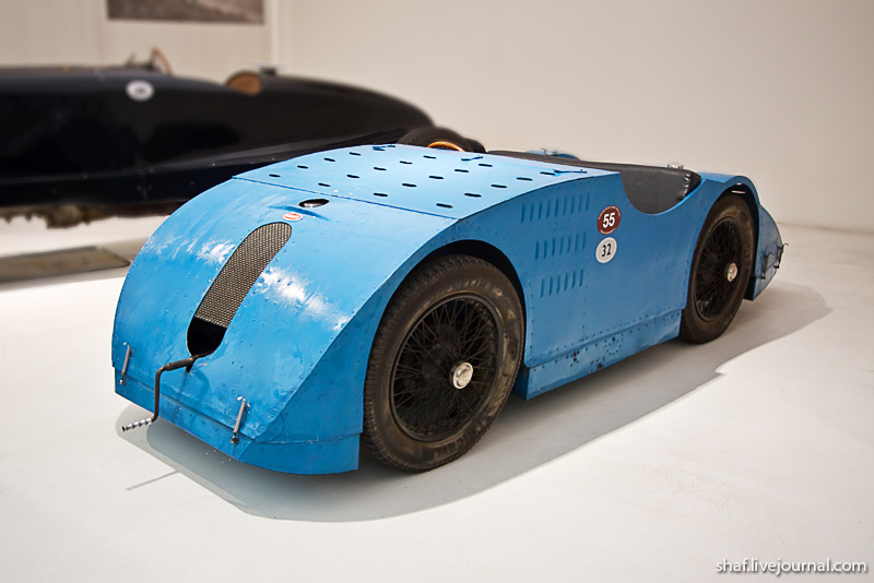 Автомузей; Национальный музей автомобилей, Мюлуз (Mulhouse), Франция; Bugatti Biplace course Type 32;